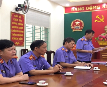 Cụm thi đua số 5 - Viện KSND thành phố Hà Nội tổ chức Hội nghị ký bản giao...